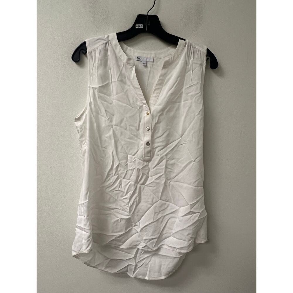 DR 2 White Tank Top Size Small
